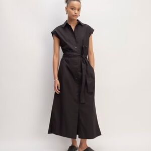 NWT Everlane Structured Supima Cotton Maxi Dress